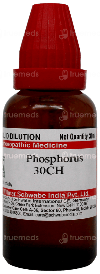 Dr Willmar Schwabe Phosphorus 30ch Dilution 30ml